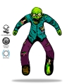 DRAGGED Fingerboarder "Zombie toxic"